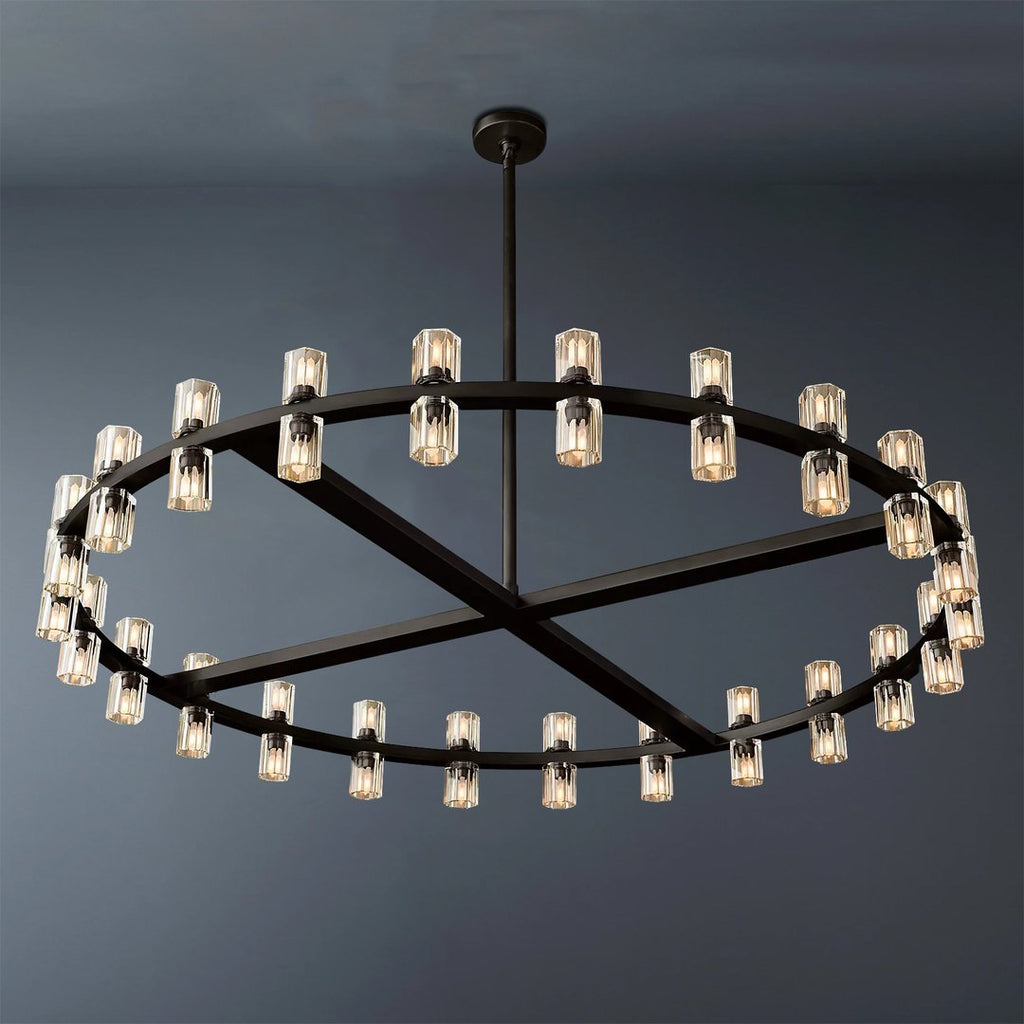 Arcachon Wine Cup Led Round Chandelier 48"