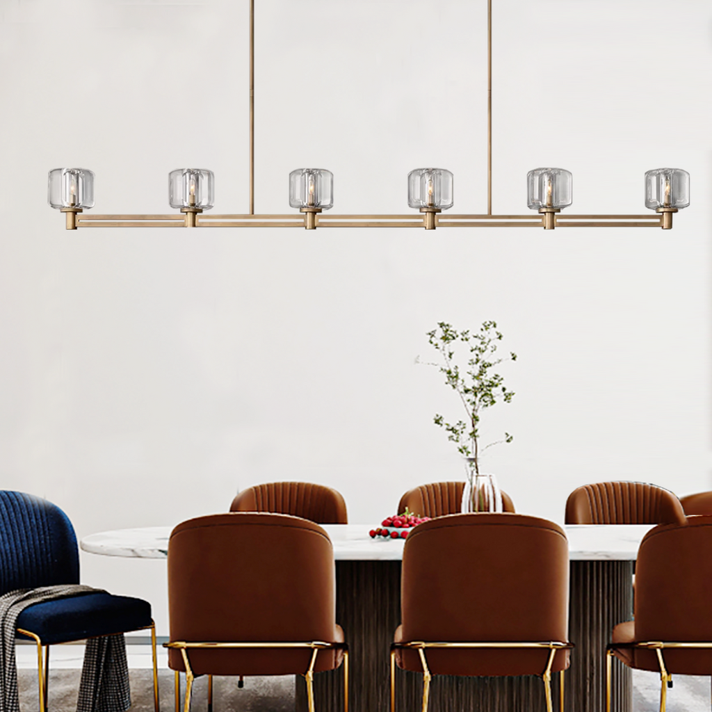 Demaret Linear Chandelier 72" for Living Room, Bedroom,Kitchen Island
