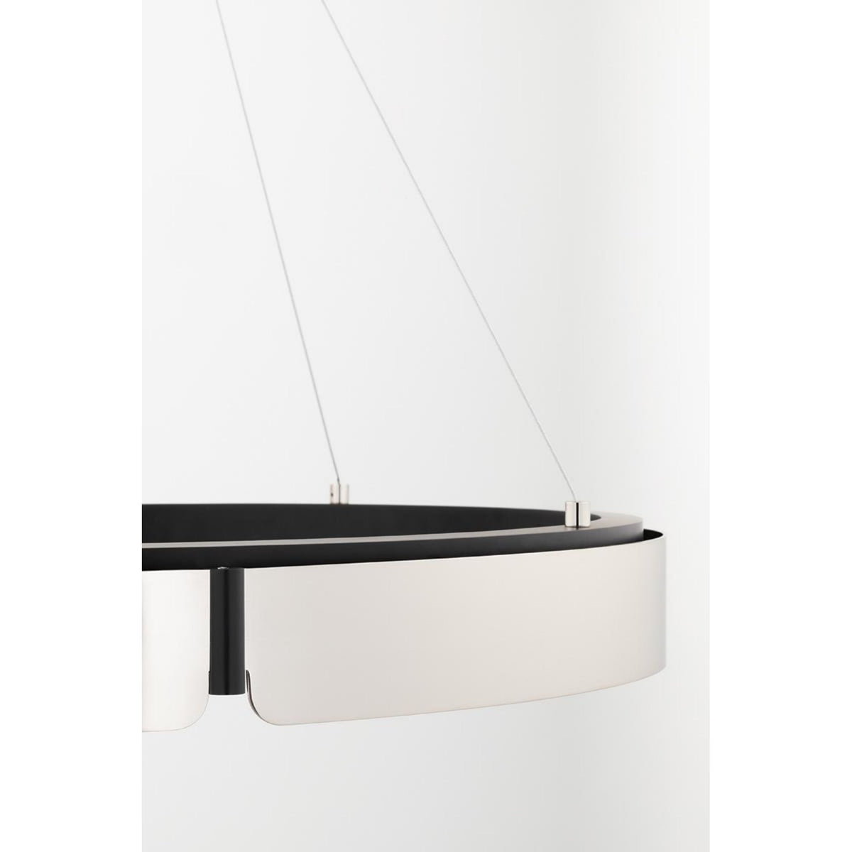 Tribeca 0-Light Chandelier in Aged Brass/Black 32.75L x 32.75W x 5H