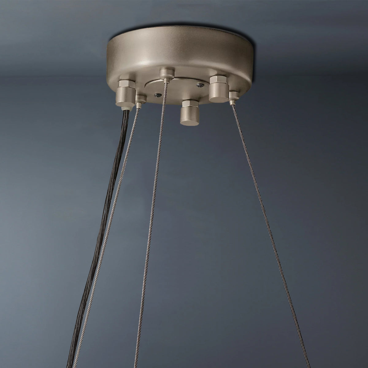 Round Halo Chandelier With Clear Crystal 32"/41"/59"