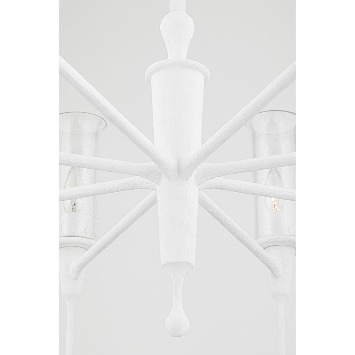 Chisel 16-Light Chandelier in Black Iron 41.25L x 41.25W x 28H