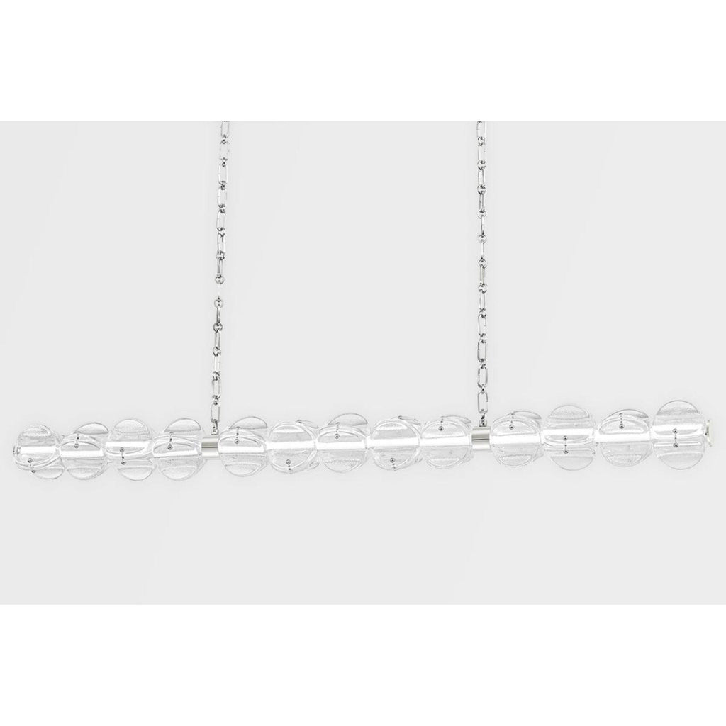 Lindley 1-Light Chandelier in Polished Nickel 54.5L x 54.5W x 4.625H