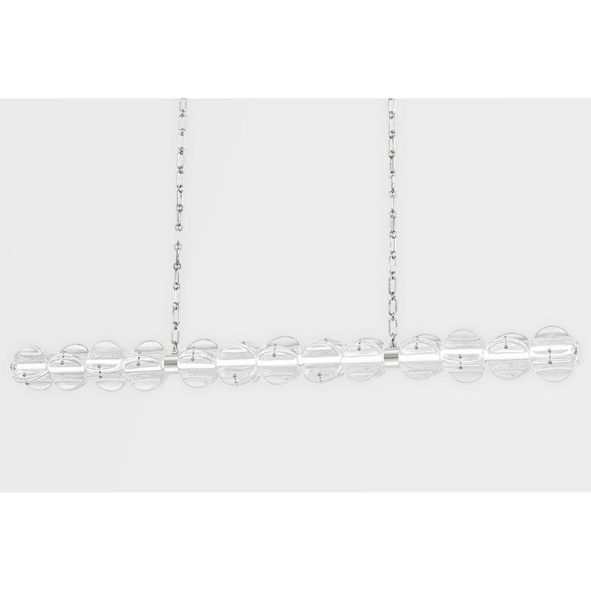 Lindley 1-Light Chandelier in Polished Nickel 54.5L x 54.5W x 4.625H
