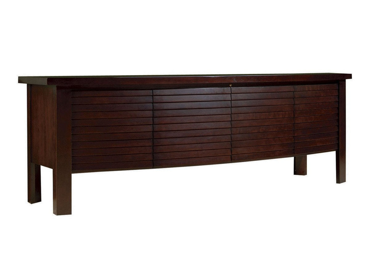 Sligh Studio Designs Lumina Media Console With Four Adjustable Shelves