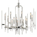 Bari 16-Light Chandelier in Polished Nickel 30L x 30W x 29H