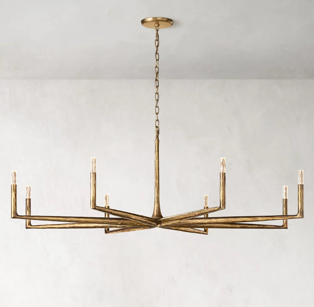 Thaddeus Round Chandelier 72" For Living Room