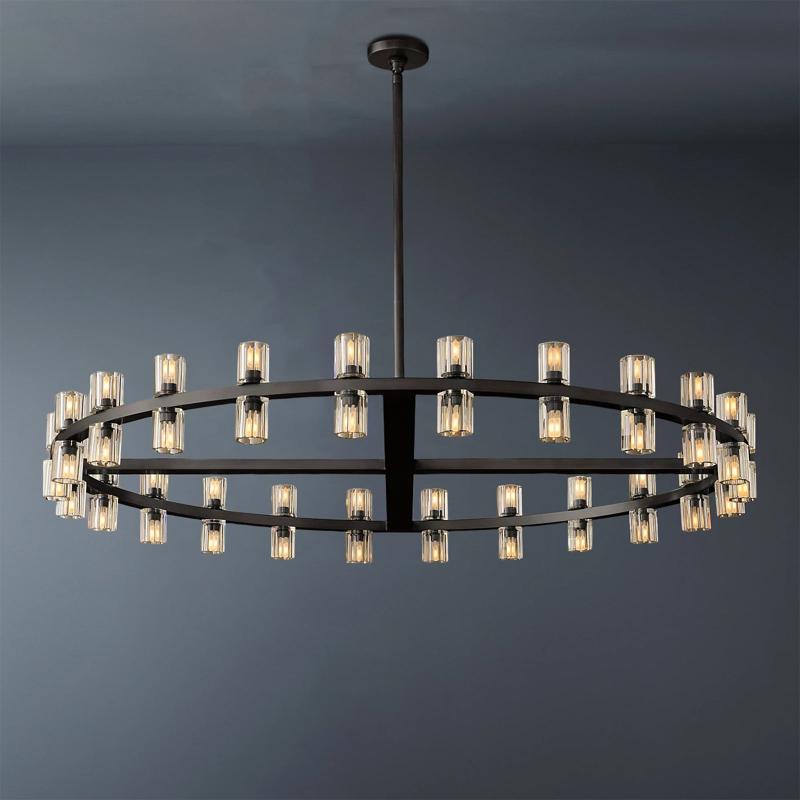 Arcachon Luxury Crystal Round Chandelier 48-Light 48"