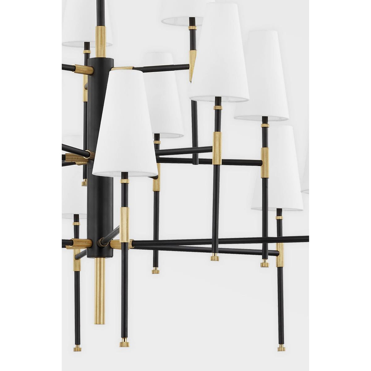 Bowery 6-Light Chandelier in Aged Old Bronze 28L x 28W x 24.5H