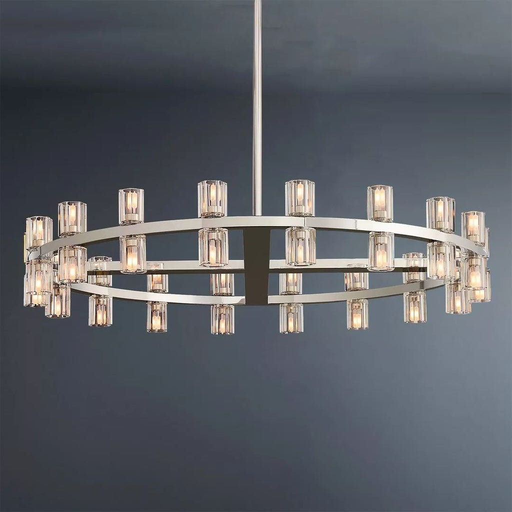 Arcachon Wine Cup Led Round Chandelier 48"