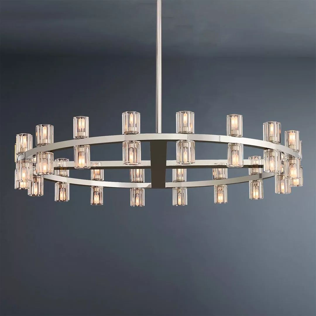 Arcachon Wine Cup Led Round Chandelier 48"