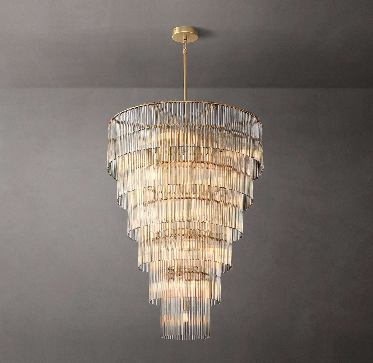 Amadeo K9 Glass 
 Grand Chandelier 36''