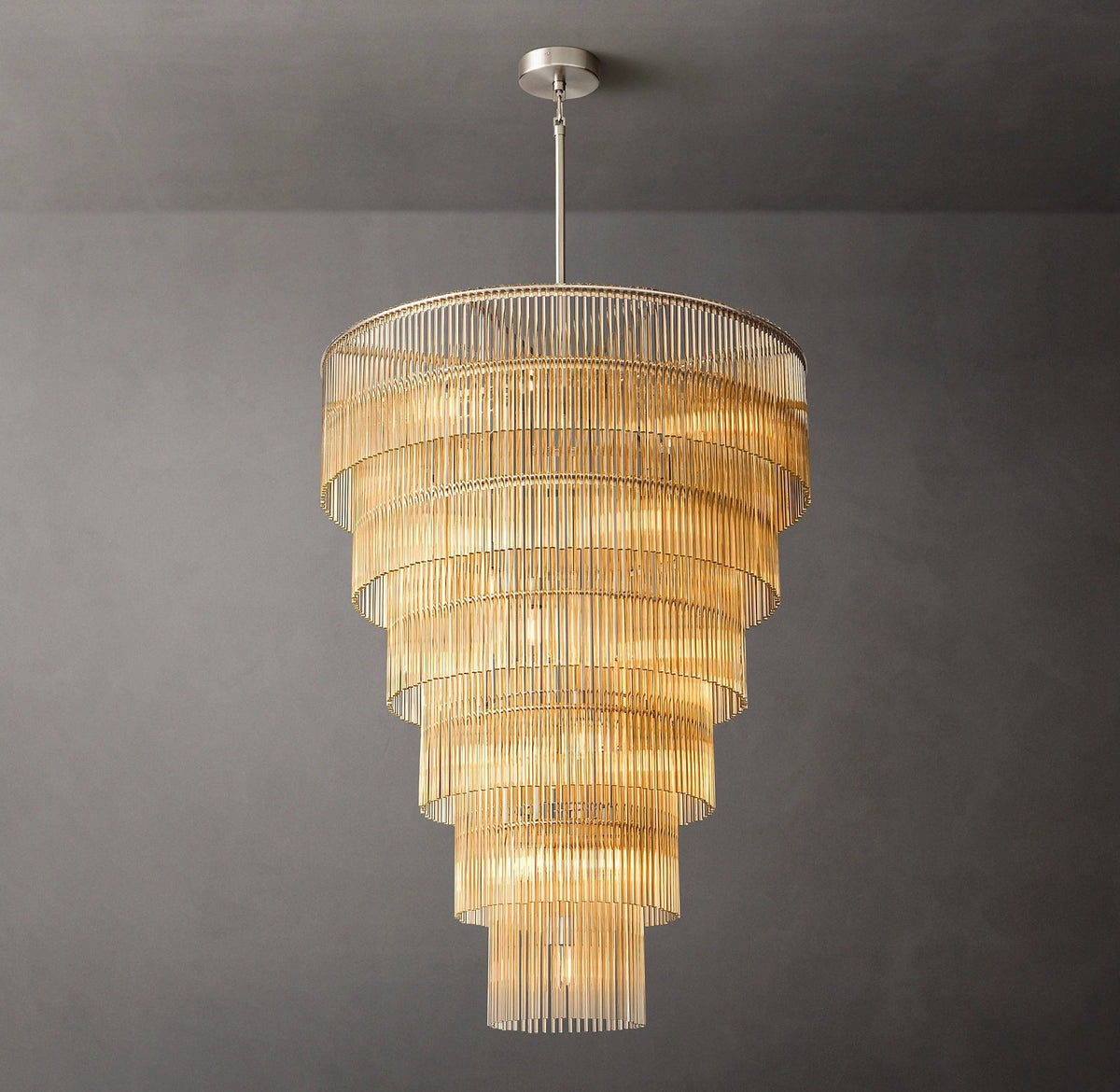 Amadeo K9 Glass 
 Grand Chandelier 36''