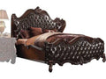 Versailles Cherry Poplar Wood Upholstered King Panel Bed