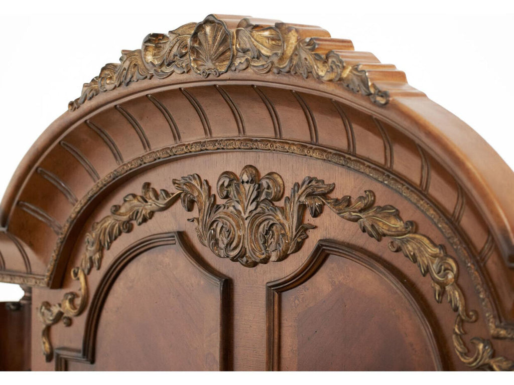 Villa Valencia California King Low Poster Bed in Classic Chestnut