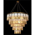 John Richard Twilight Twenty Four Light Slumped Glass Chandelier