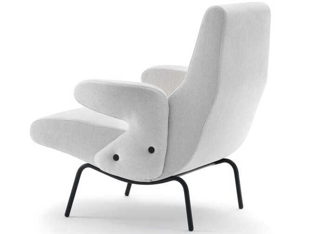 Delfino Upholstered Armchair by Erberto Carboni