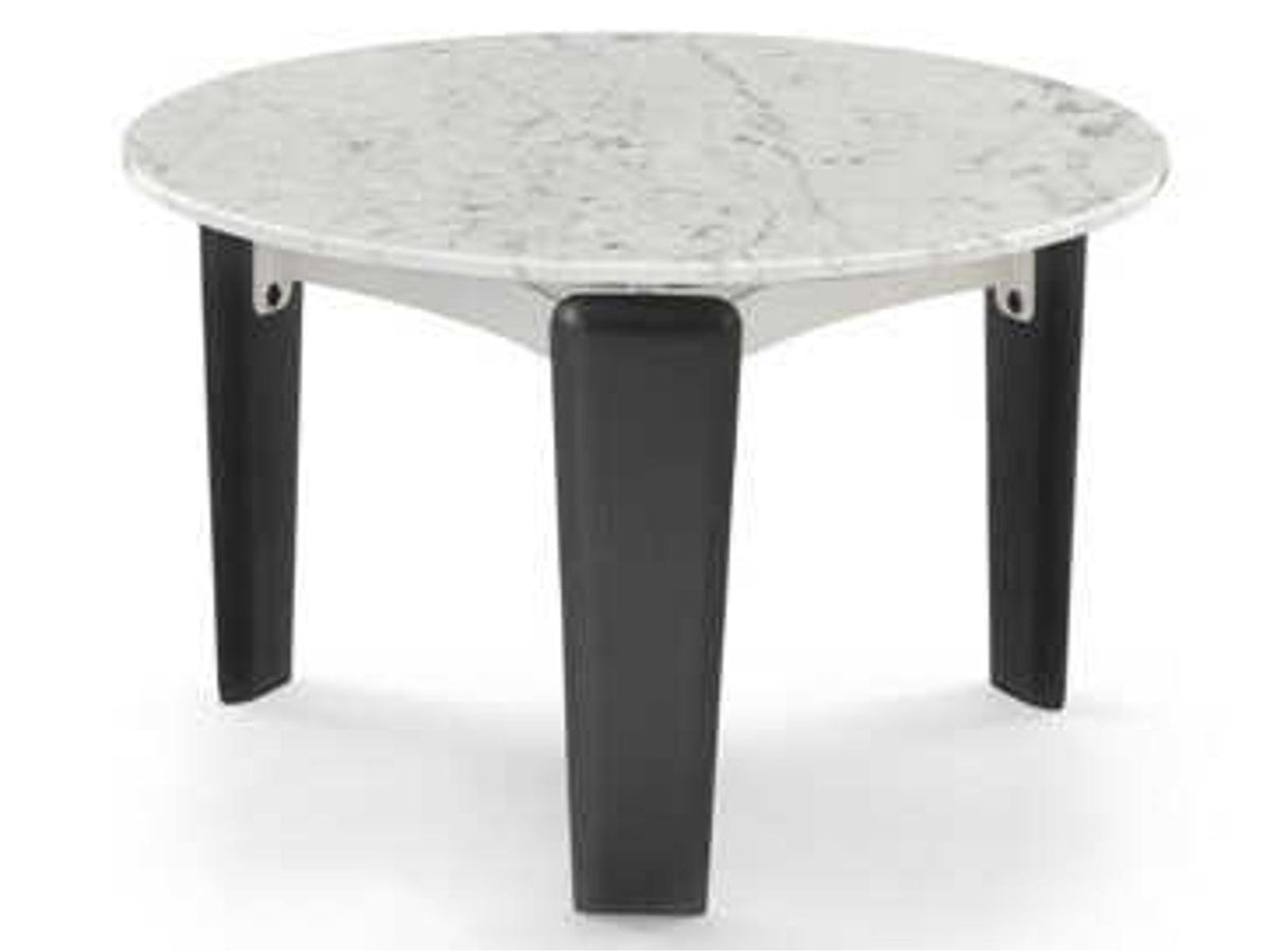 Tablet Round Marble End Table