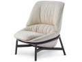Ladle Upholstered Accent Chair by Luca Nichetto with Metal Base