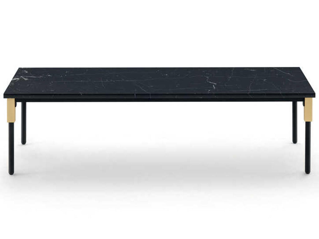 Match Rectangular Marble Coffee Table