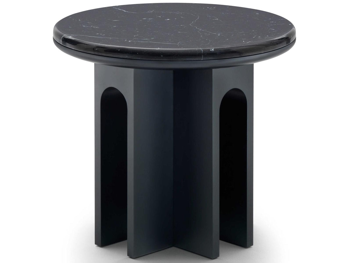 Arcolor Round Marble End Table