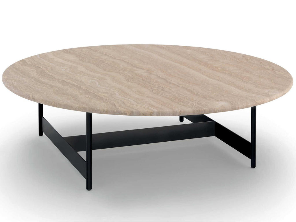 Tokio Round Marble Coffee Table