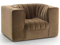 9000 Upholstered Accent Chair by Tito Agnoli in Fabric