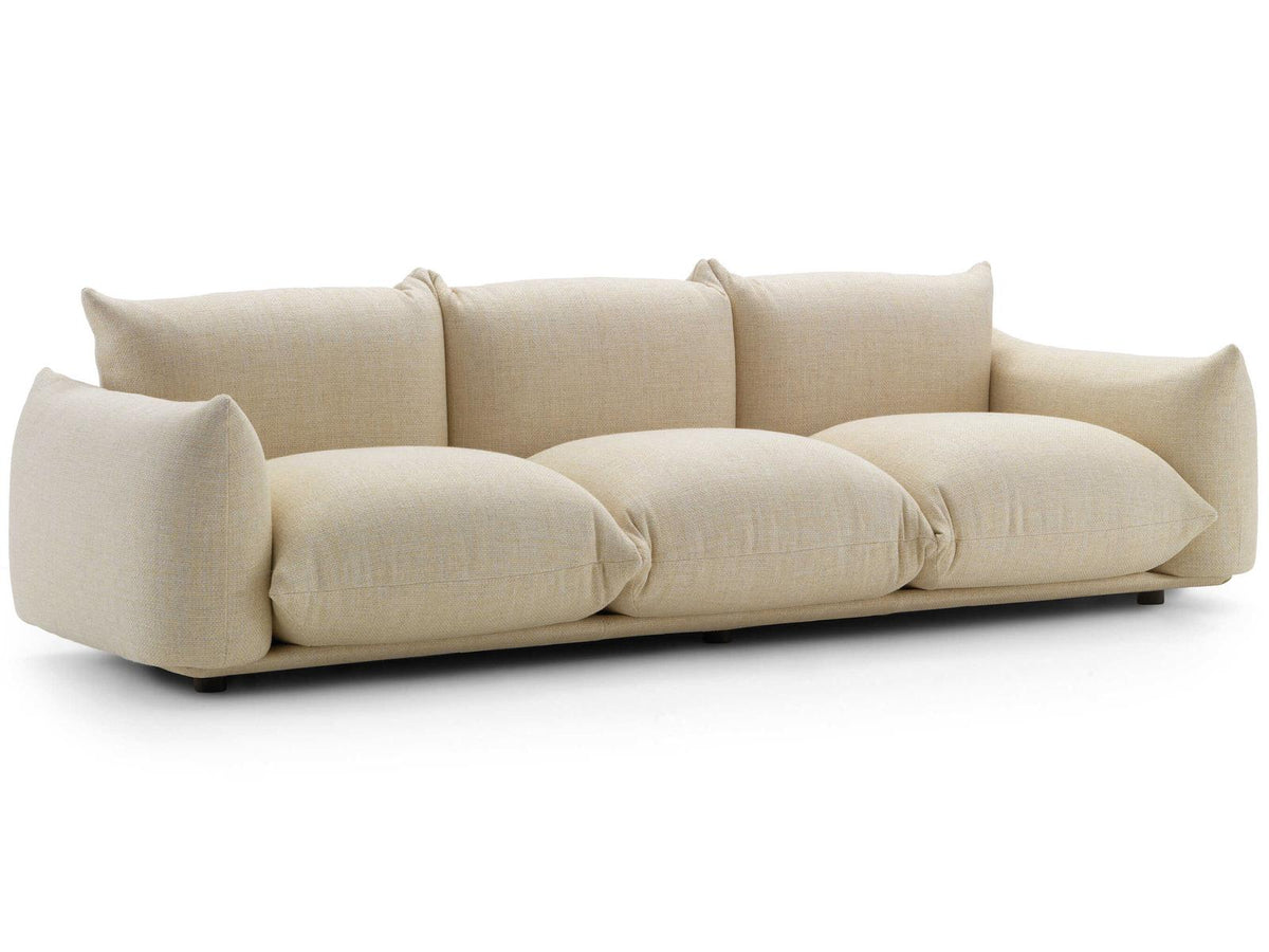 Marenco 3-Seat Fabric Sofa Modern Italian Design