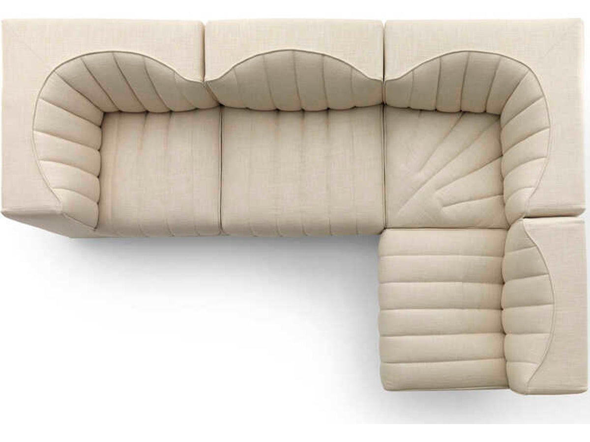 9000 Nuvola 03 Modular Fabric Sectional Sofa by Tito Agnoli