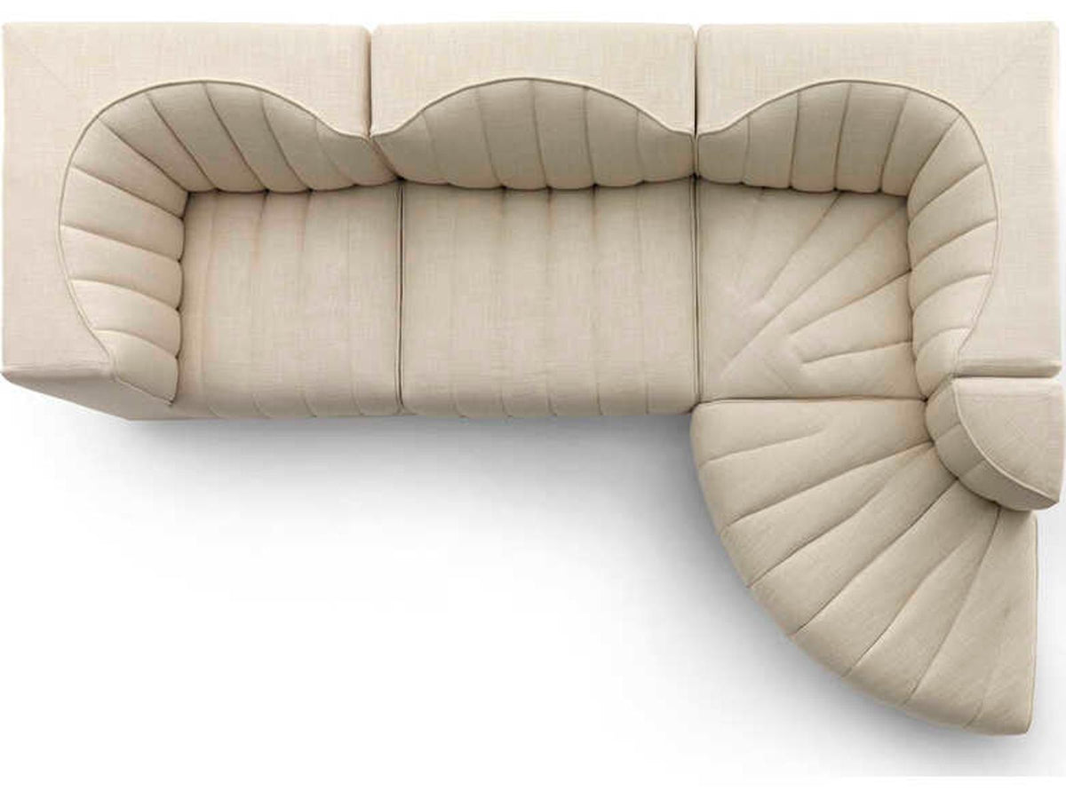 Naviglio NV04 Modular Sectional Sofa L-Shape in Fabric