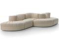 9000 NV09 Modular Fabric Sectional Sofa by Tito Agnoli