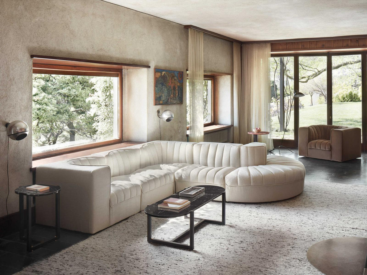 9000 Composition-11 Upholstered Modular Sectional Sofa