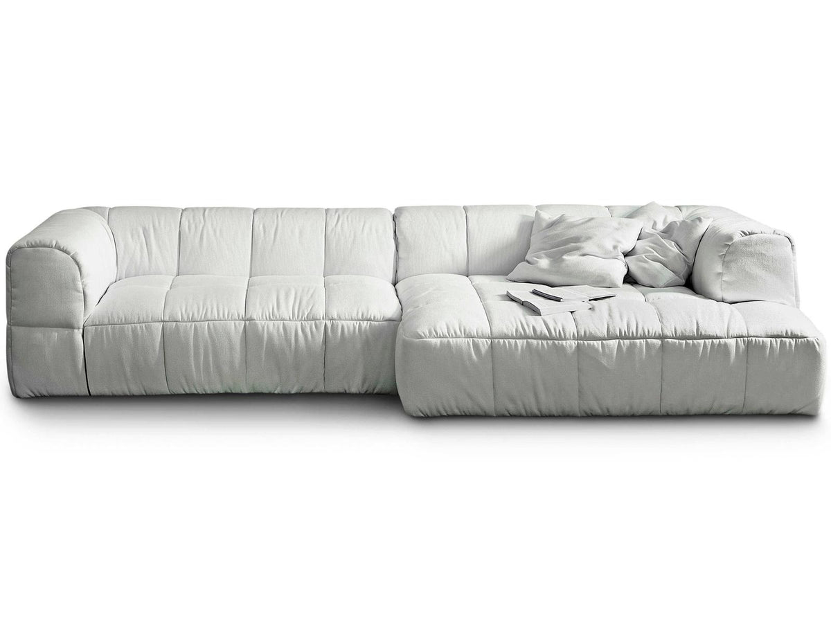 Strips Upholstered Sectional Sofa