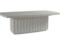 Signature Designs Sarto Extendable Rectangular Dining Table in Cerused White Grey