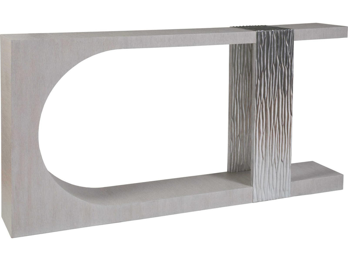 Home Sereno 72-Inch Rectangle Console Table in Misty White Gray Oak