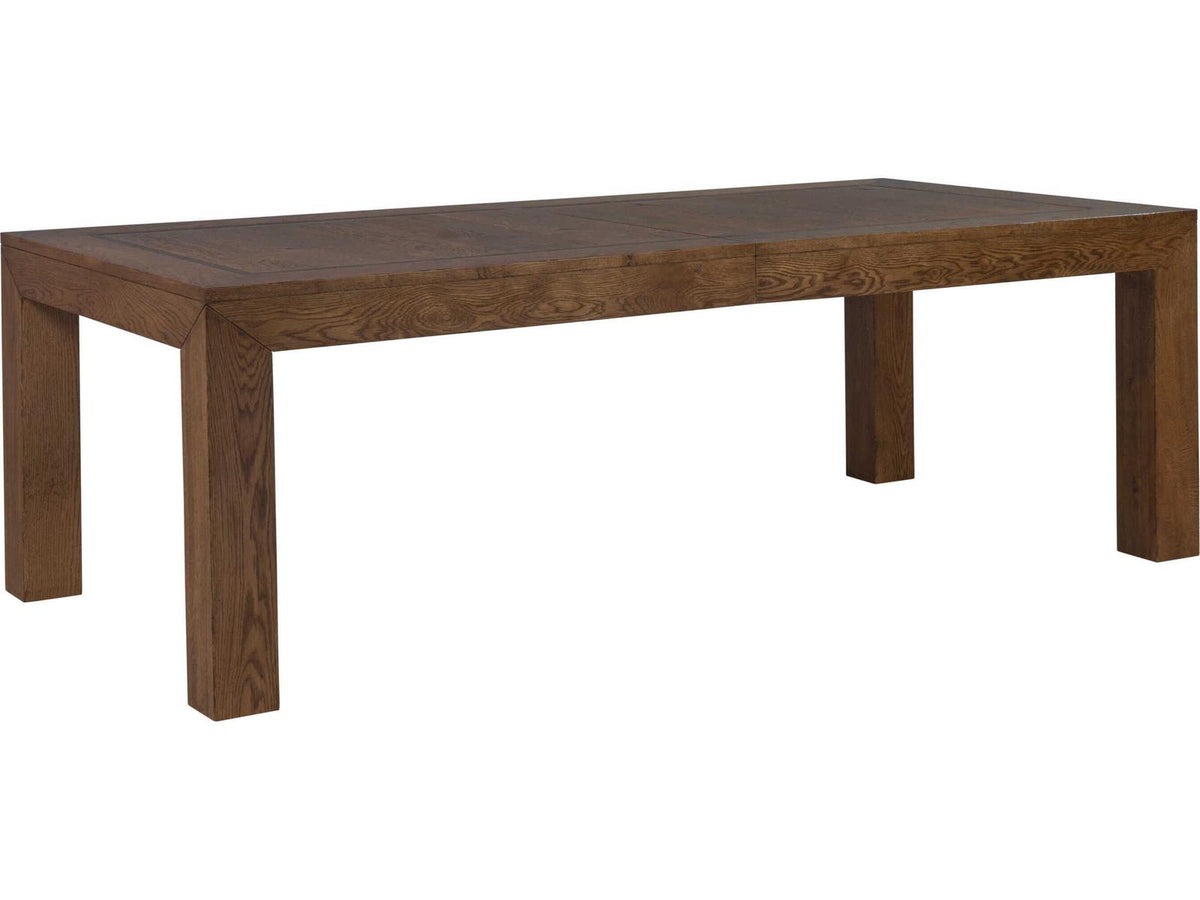 Home Barnaby Rectangular Extendable Dining Table in Iridescent Oak