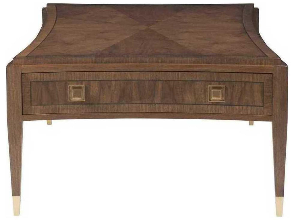 Home Signature Designs Chiavari Rectangle Coffee Table in Bleached Walnut