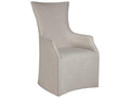 Home Juliet Upholstered Dining Arm Chair with Casters in Wheat Fabric