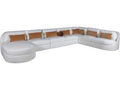 Upholstery Beige Upholstered Sectional Sofa