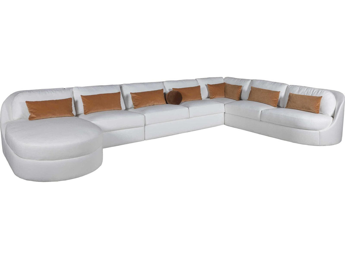 Upholstery Beige Upholstered Sectional Sofa