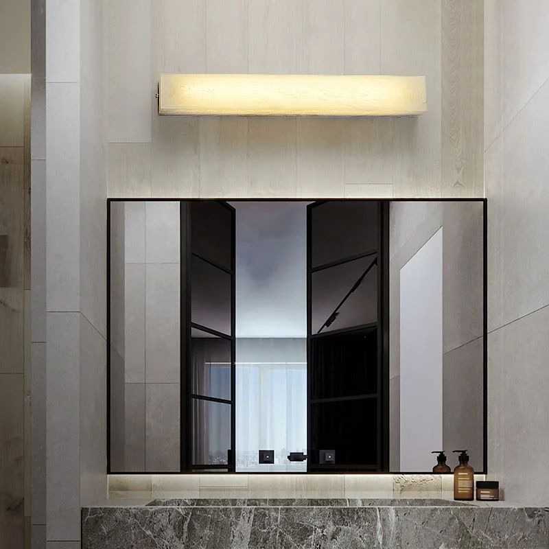 Simple Alabaster  Wall Sconce