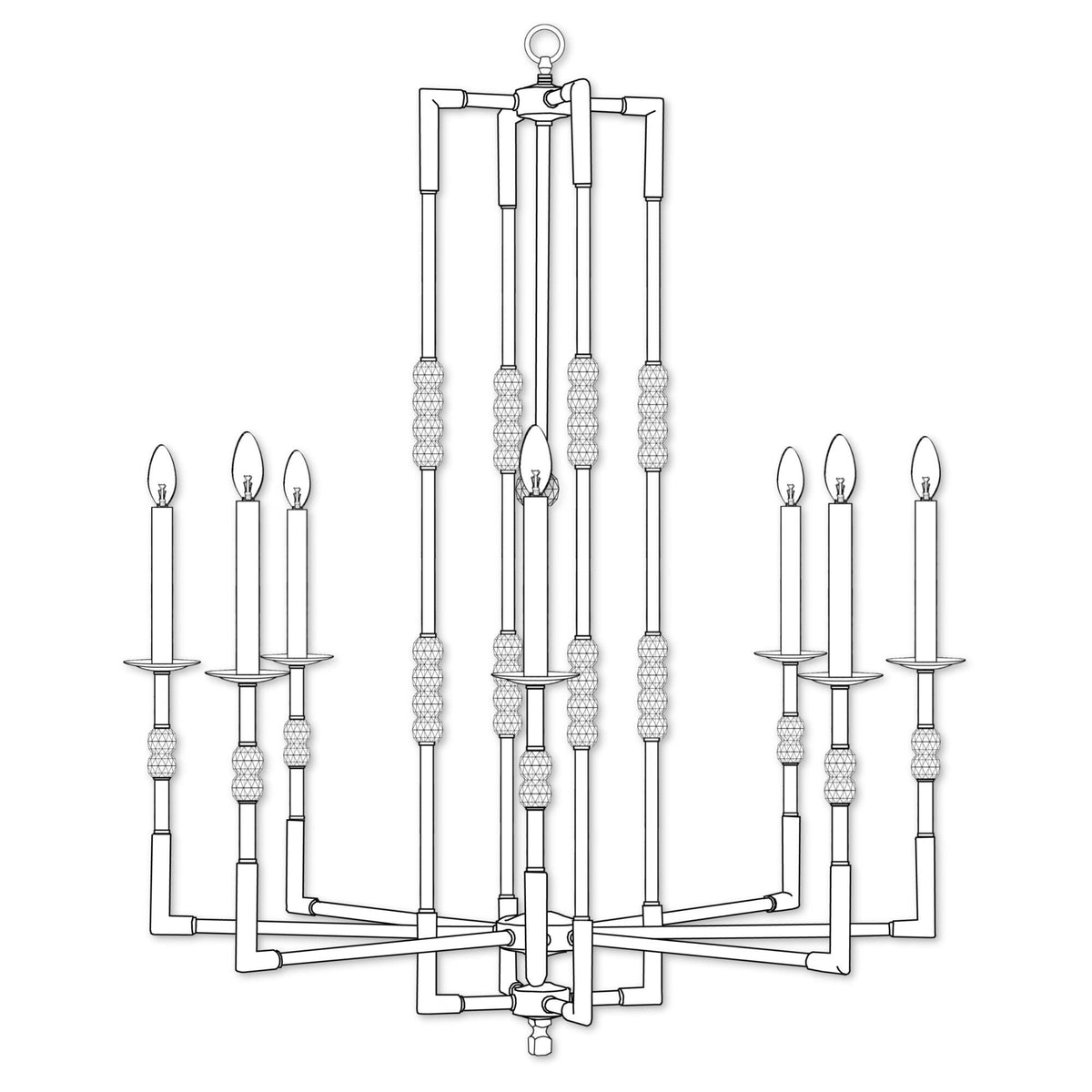Magro 8 Light Chandelier