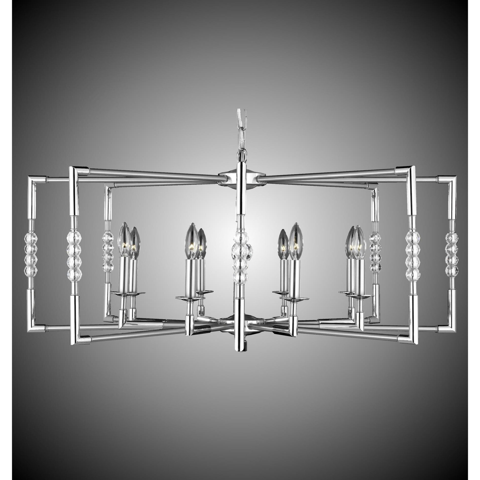 American Brass And Crystal Magro 8 Light Chandelier Cp280067