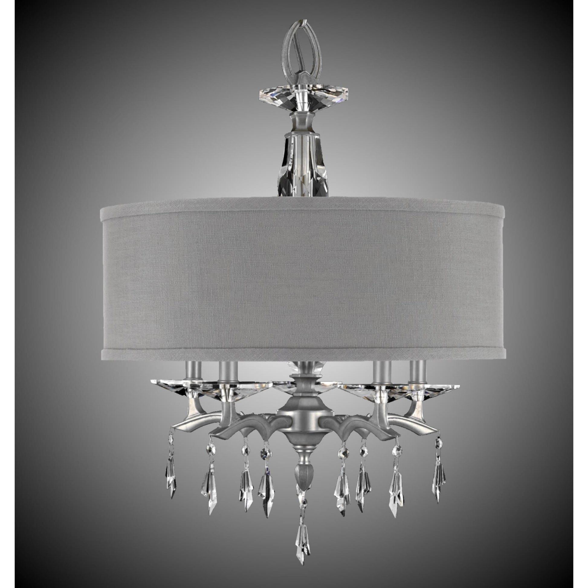 American Brass And Crystal Kaya 5 Light Mini Chandelier Cp282536