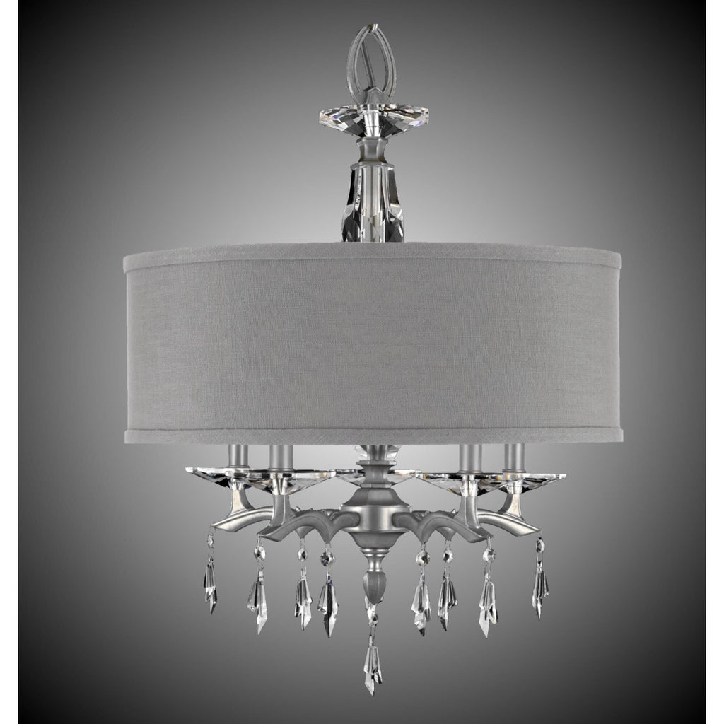 American Brass And Crystal Kaya 5 Light Mini Chandelier Cp282536