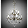 American Brass And Crystal Valencia 40 Inch 33 Light Chandelier Cp313409