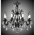 American Brass And Crystal Chateau 8 Light Chandelier Cp322994