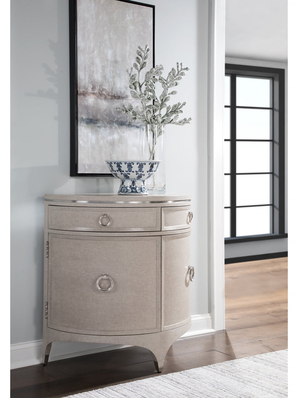 Artistica Home Zeitgeist Linen Demilune Chest