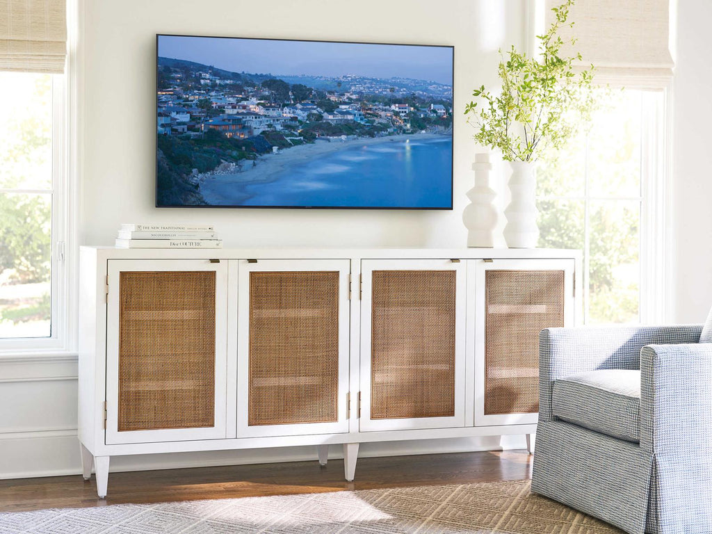 Laguna Bluebird 80-Inch Rectangle Wood Console Table in Tide and Table Rock Finishes