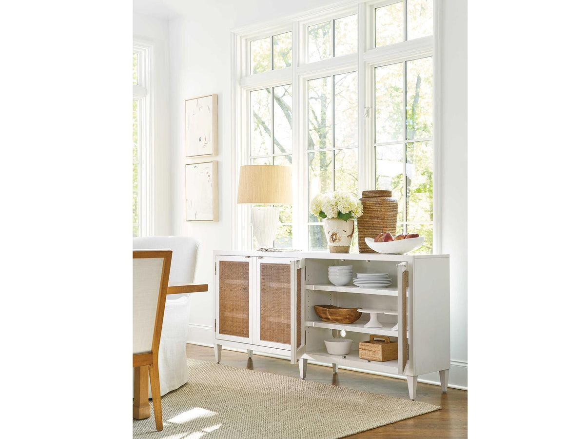 Laguna Bluebird 80-Inch Rectangle Wood Console Table in Tide and Table Rock Finishes