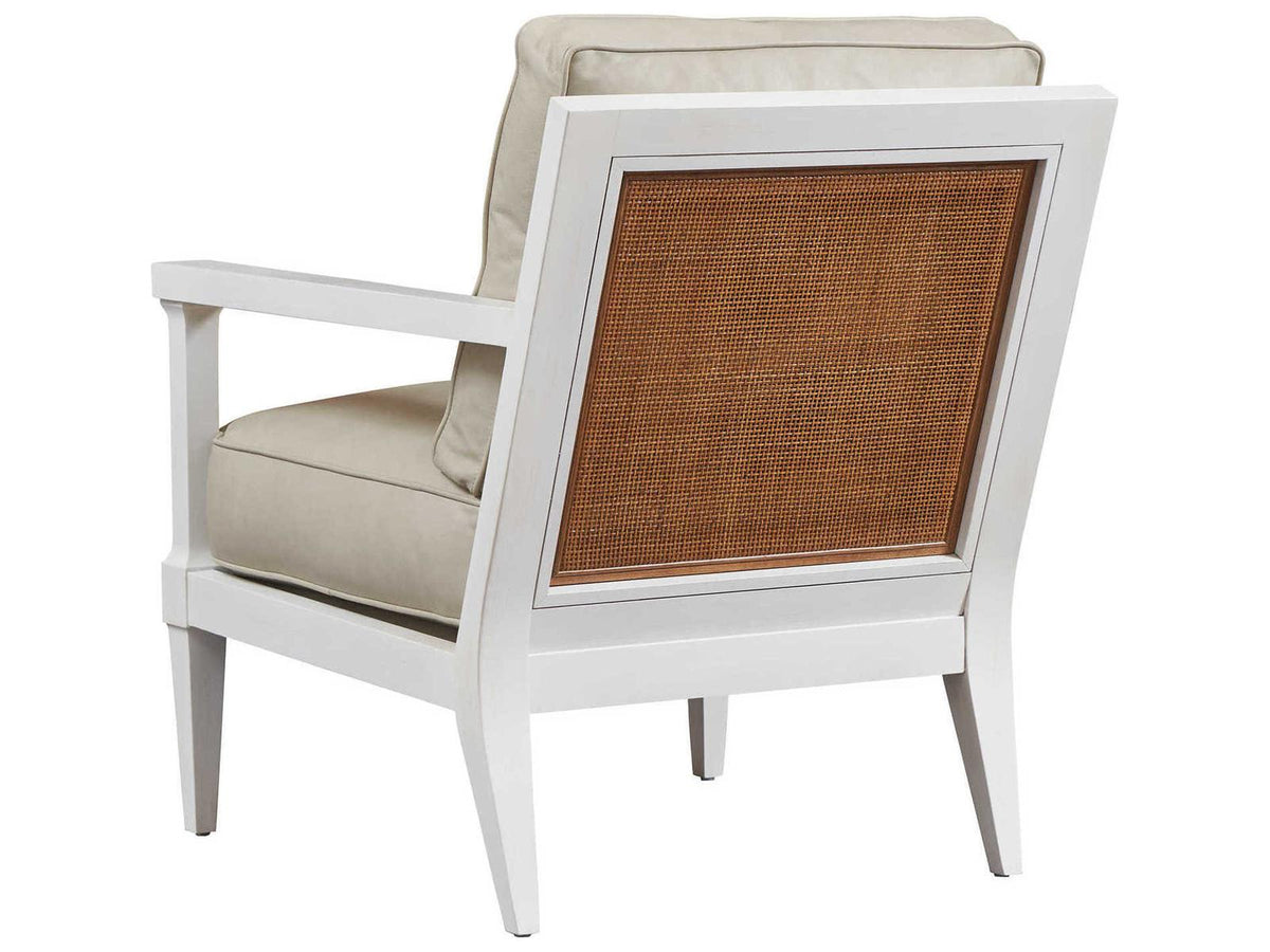 Splashes Upholstered Accent Chair in Whitecliff Leather